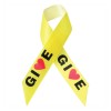 Printed Awareness Ribbons yellow